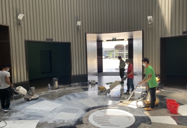 Khám phá quy trình đánh bóng phục hồi sàn đá chuẩn từ A- Z