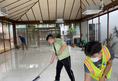 Đánh bóng và phục hồi sàn đá